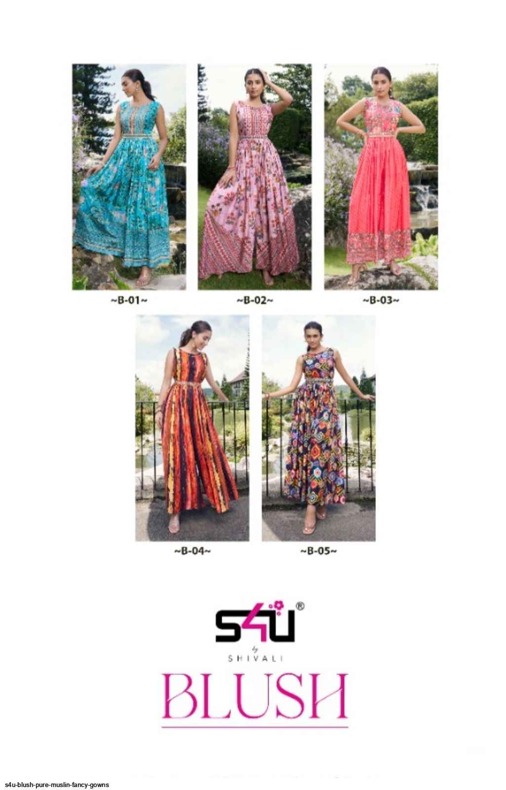 S4U Blush Muslin Jumpsuit 5 pcs Catalogue