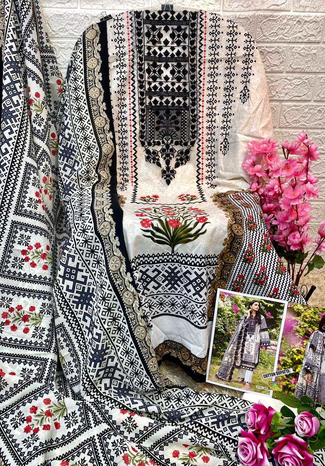 Shraddha Designer Vintage Vol 9 Lawn Cotton Dress Material 4 pcs Catalogue