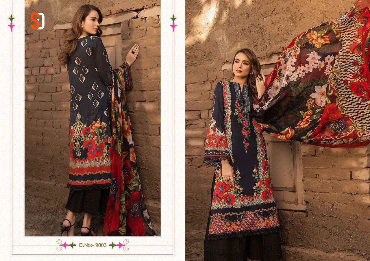 Shraddha Designer Vintage Vol 9 Lawn Cotton Dress Material 4 pcs Catalogue