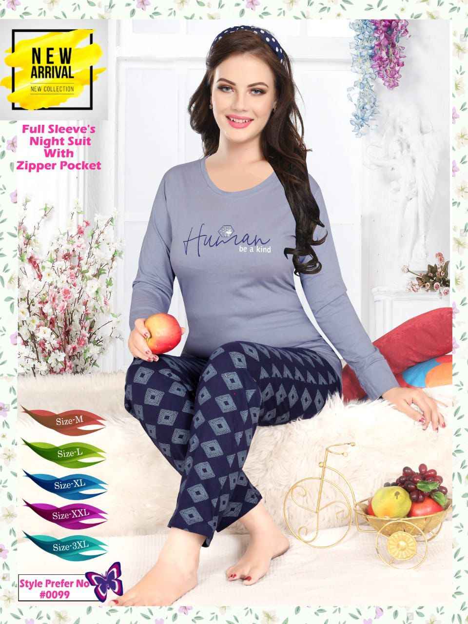 Summer Special Vol AT 99 Cotton Night Suit 6 pcs Catalogue