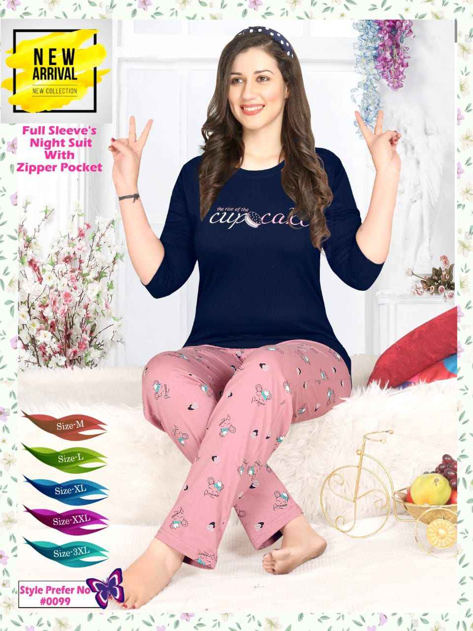 Summer Special Vol AT 99 Cotton Night Suit 6 pcs Catalogue