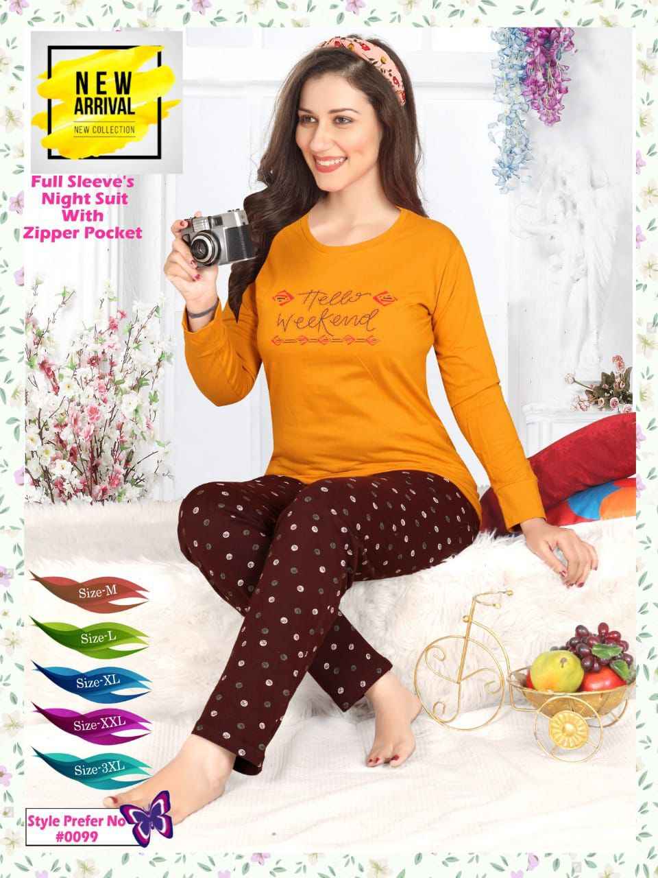 Summer Special Vol AT 99 Cotton Night Suit 6 pcs Catalogue