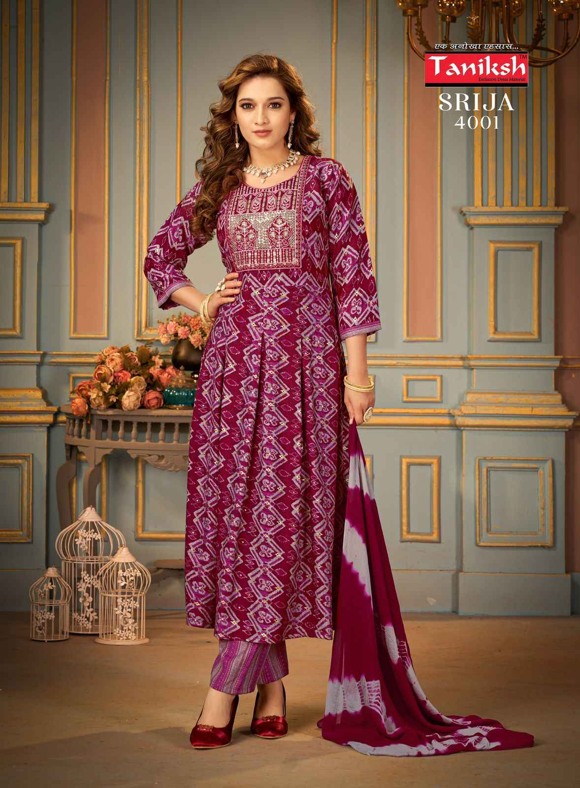Taniksh Srija Vol 4 Rayon Kurti Combo 8 pcs Catalogue