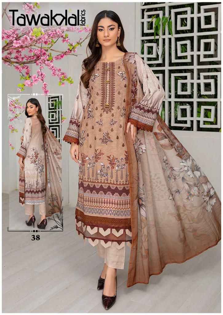 Tawakkal Fabrics Mehroz Luxury Heavy Cotton Collection Vol 4 Cotton Dress  Maerial Wholesale Suits Supplier