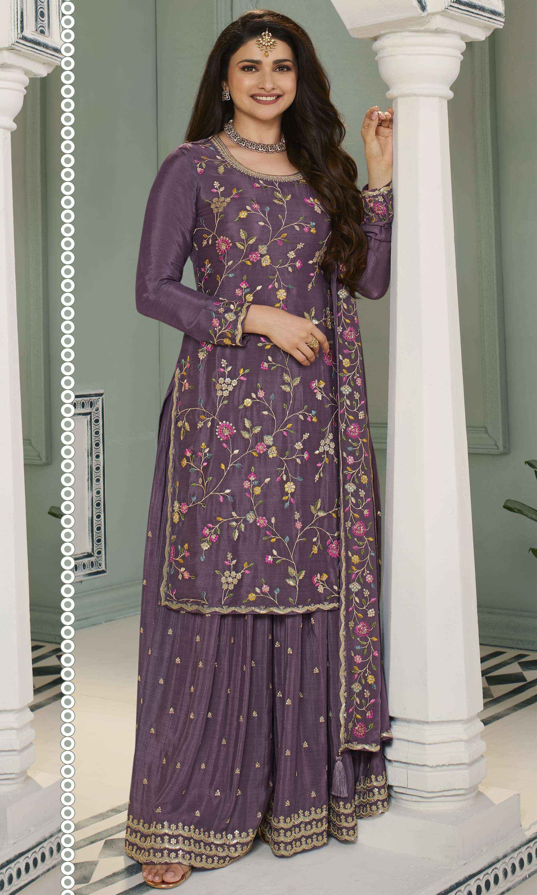 Vinay Fashion Kuleesh Avanti Chinon Dress Material 6 pcs Catalogue