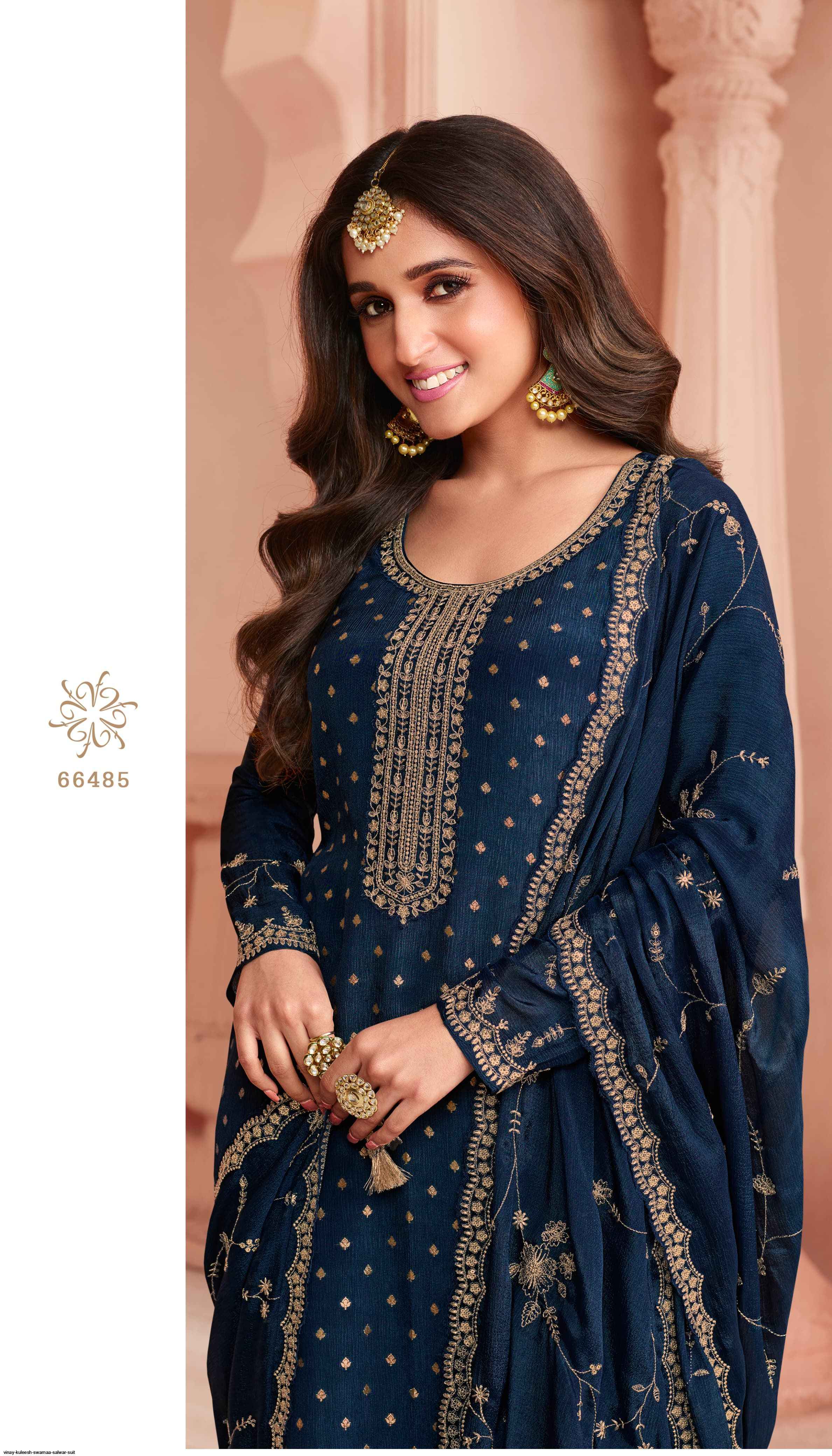 Vinay Kuleesh Swarnaa Rayon Slub Dress Material 6 pcs Catalogue
