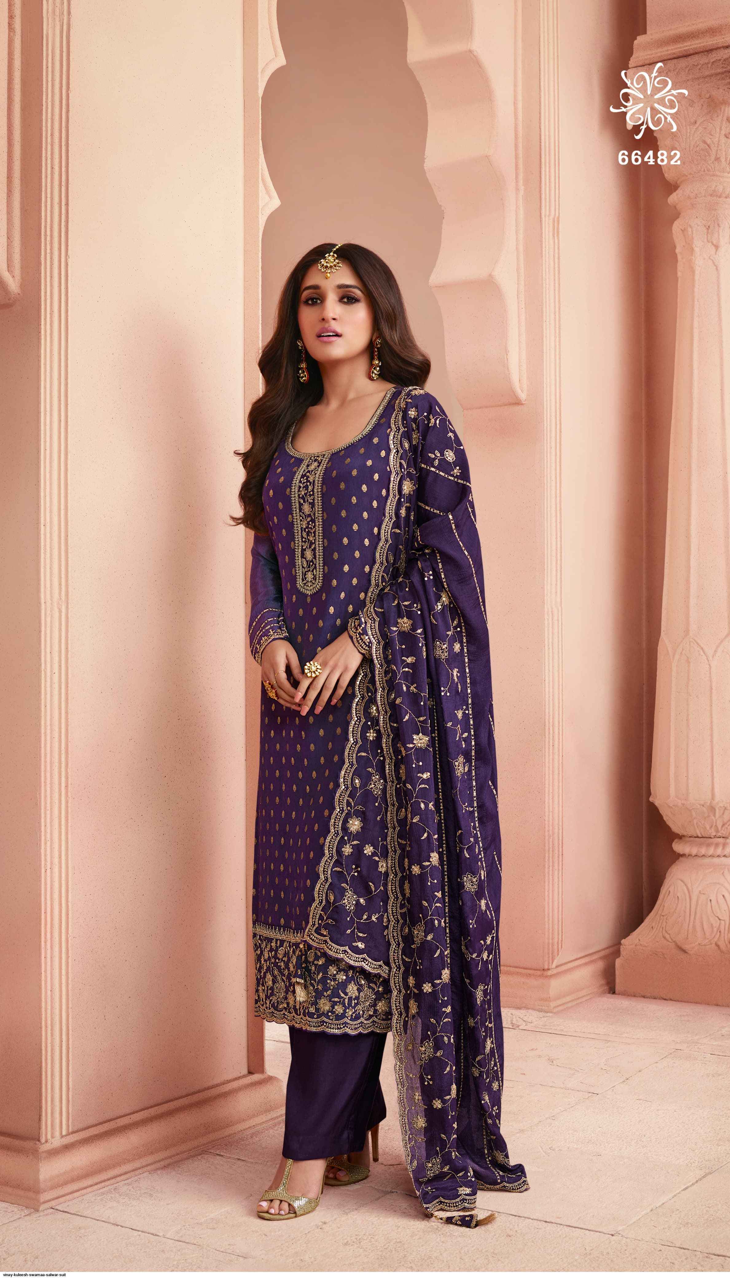 Vinay Kuleesh Swarnaa Rayon Slub Dress Material 6 pcs Catalogue