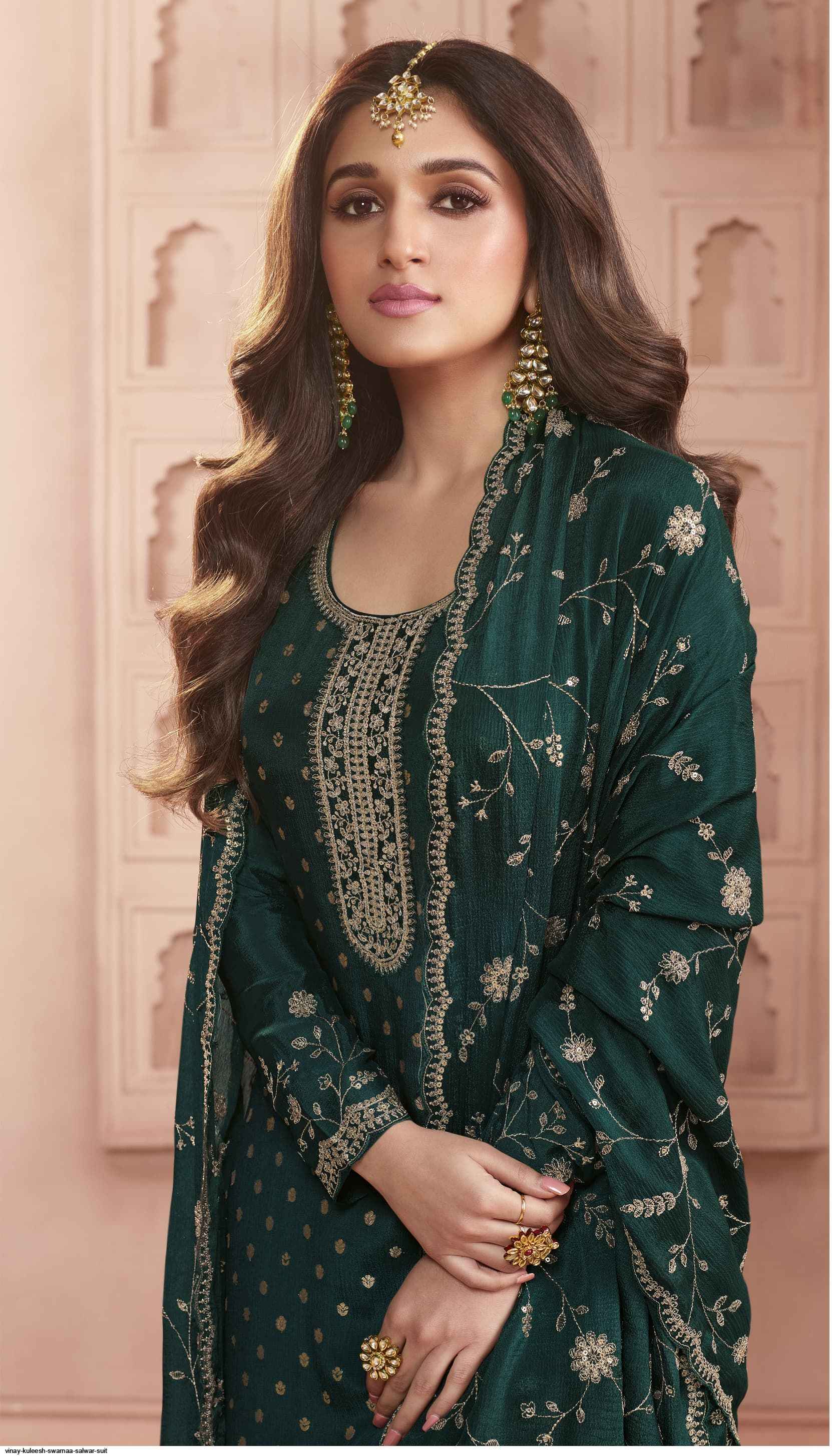Vinay Kuleesh Swarnaa Rayon Slub Dress Material 6 pcs Catalogue