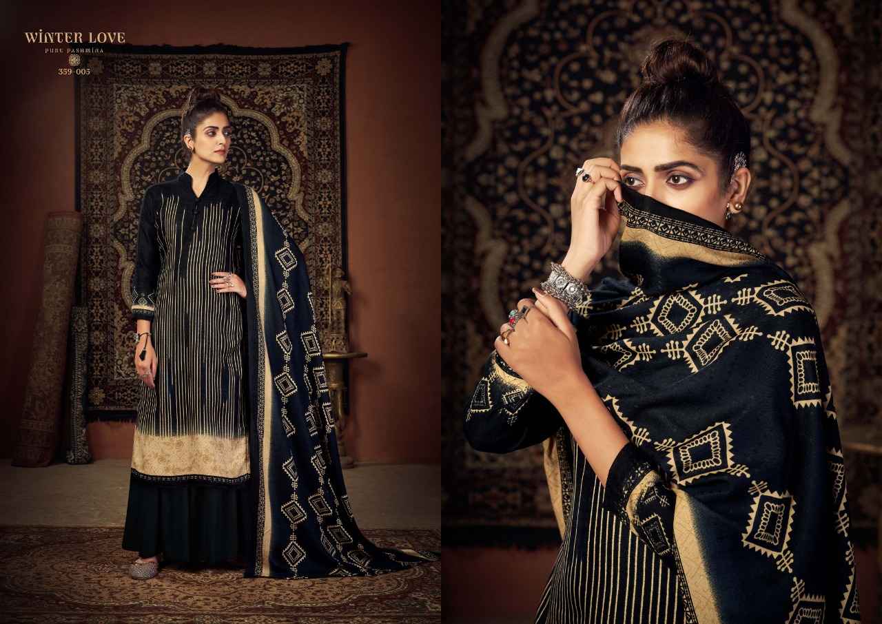 Zulfat Winter Love Pashmina Dress Material 10 pcs Catalogue