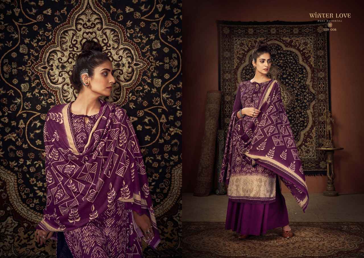 Zulfat Winter Love Pashmina Dress Material 10 pcs Catalogue