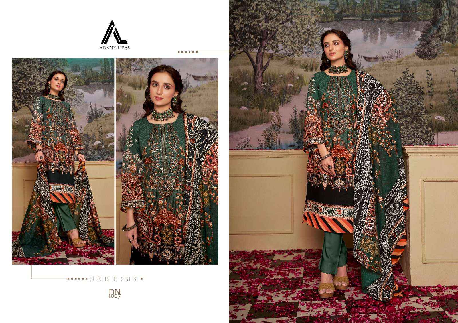 Adan Libas Naira Vol 27 Cotton Dress Material 8 pcs Catalogue