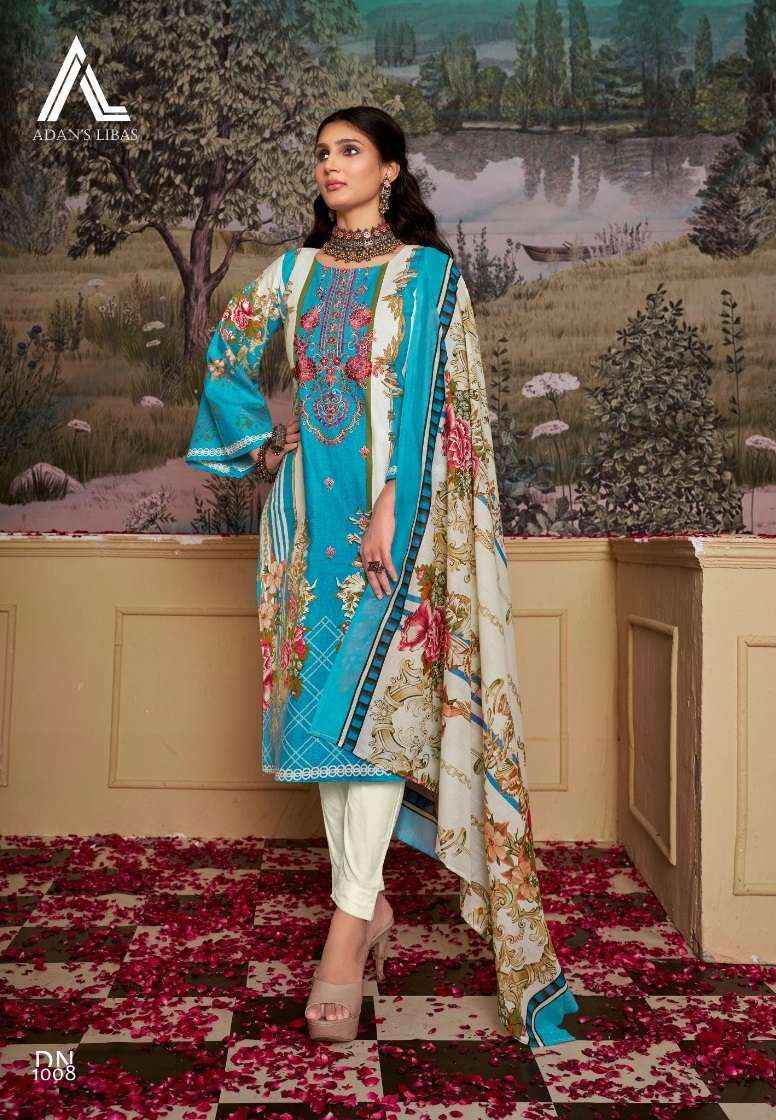 Adan Libas Naira Vol 27 Cotton Dress Material 8 pcs Catalogue