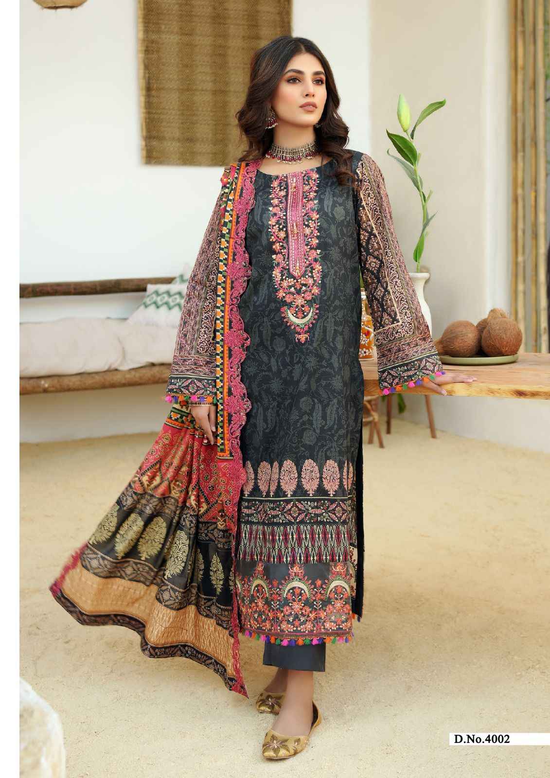 Dress material with cotton dupatta shop