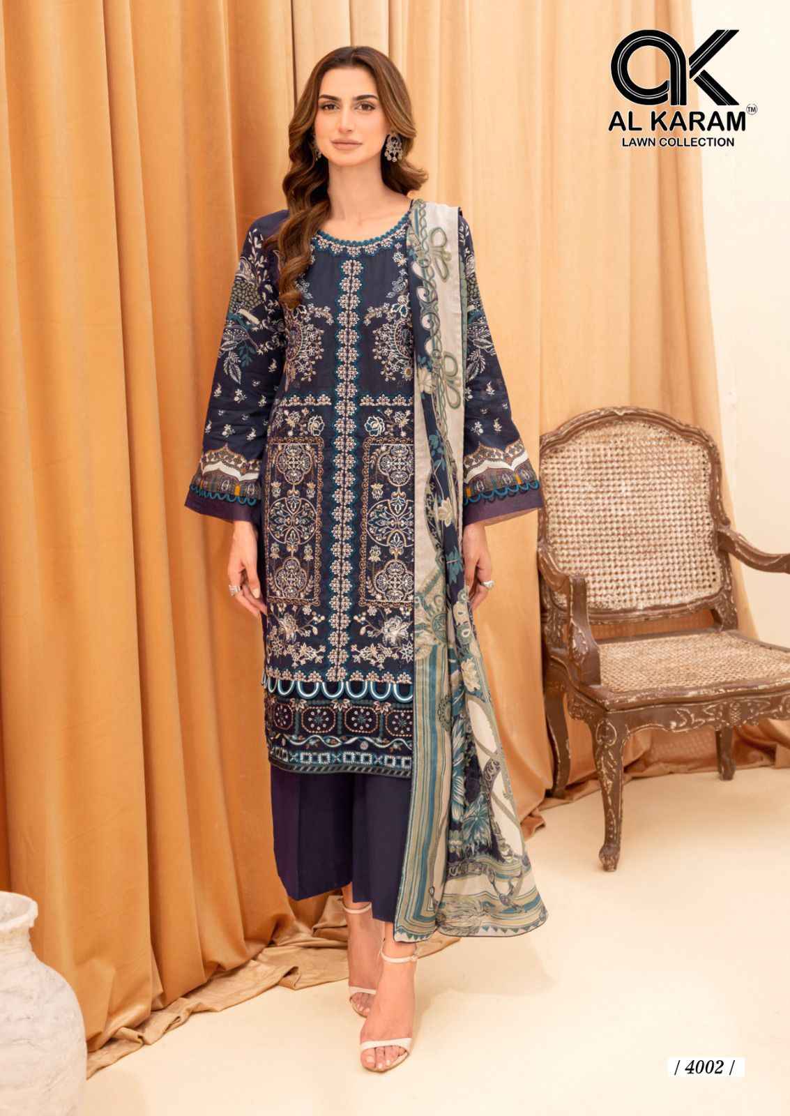 AL Karam Queens Court Vol 4 Cotton Dress Material 6 pcs Catalogue