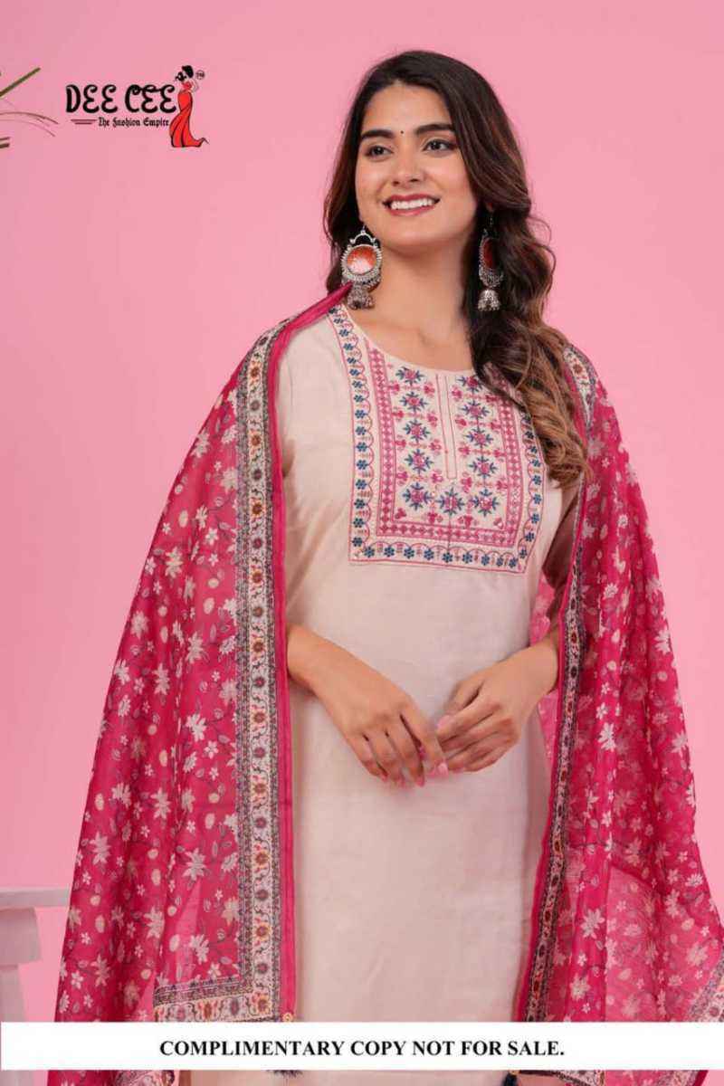 Dee Cee Miss India Readymade Cotton Dress 4 pcs Catalogue