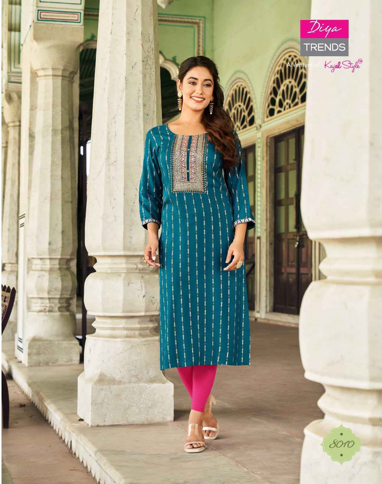 Diya Trends Victoria Vol 8 Rayon Kurti 10 pcs Catalogue
