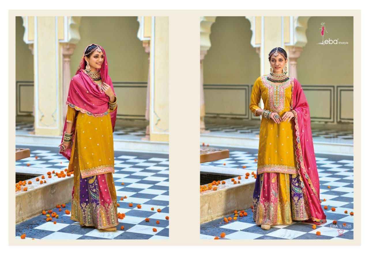 Eba Lifestyle Safroon Vol 3 Readymade Silk Dress 2 pcs Catalogue