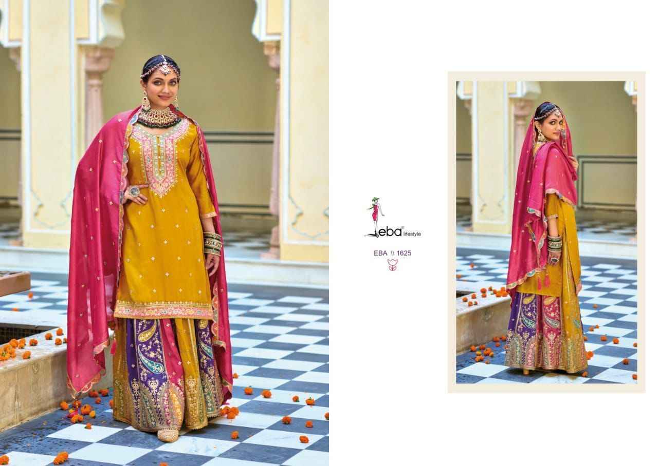 Eba Lifestyle Safroon Vol 3 Readymade Silk Dress 2 pcs Catalogue