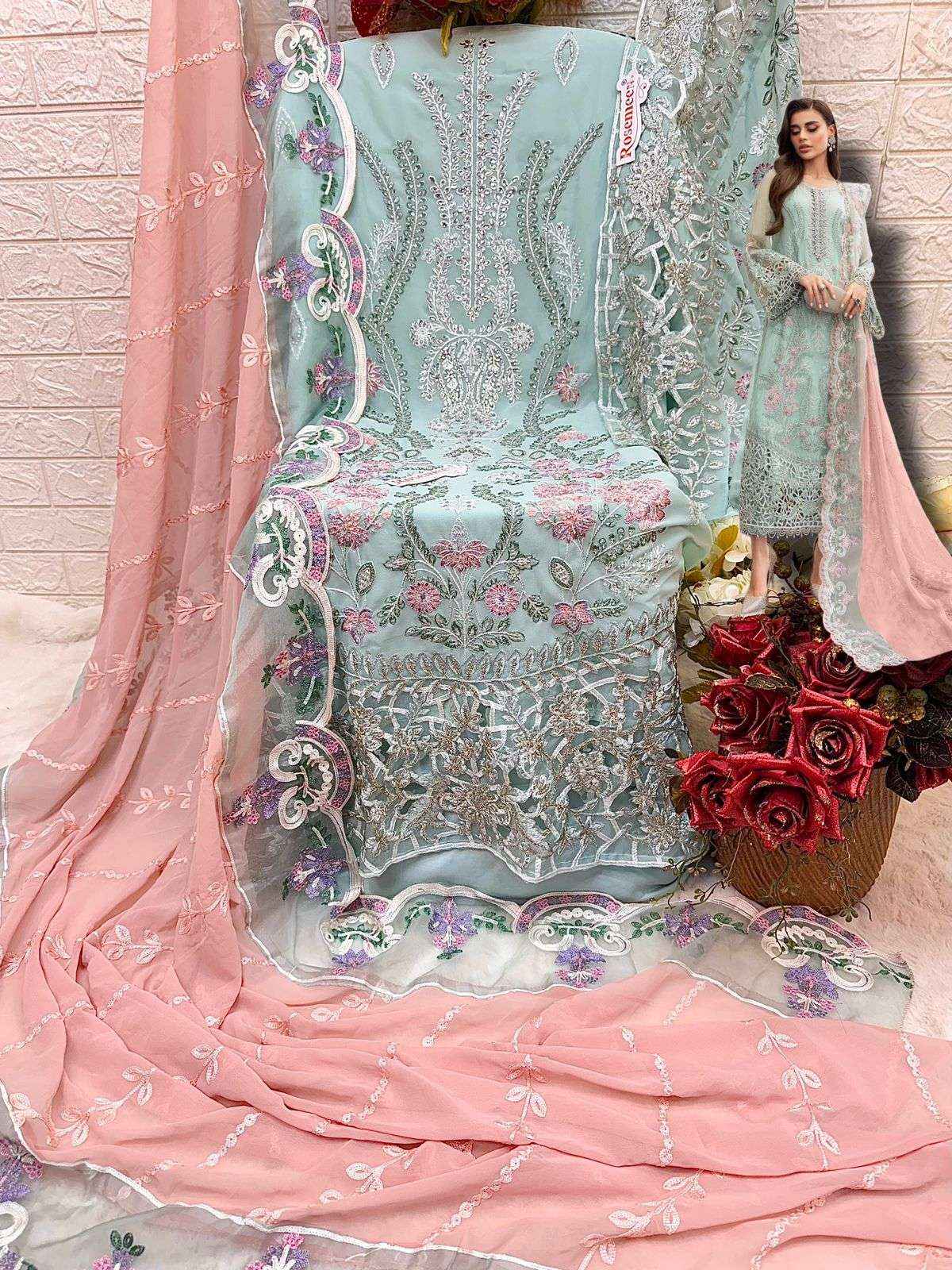 Fepic Rosemeen C 1707 Georgette Dress Material 1 pcs Catalogue