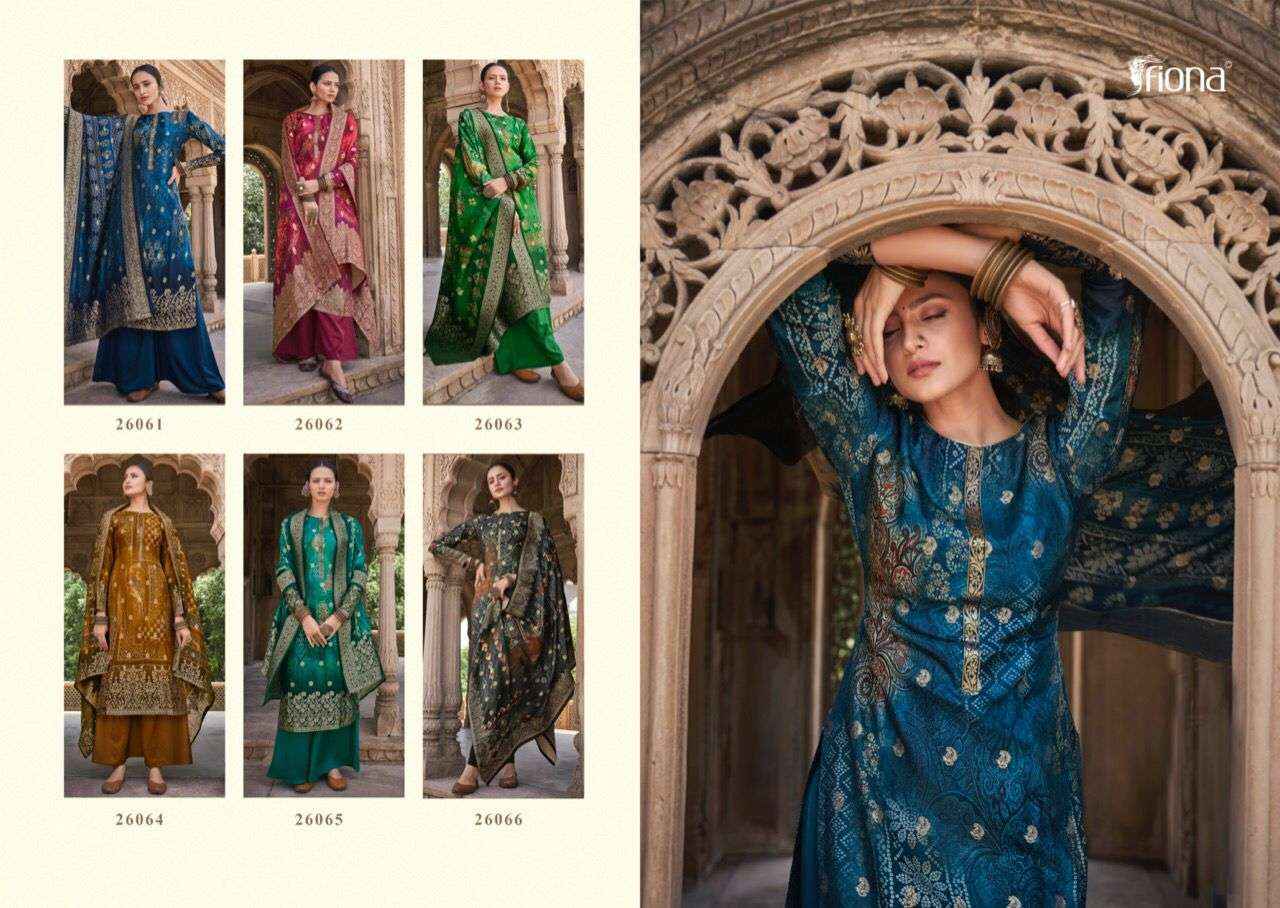 Fiona Bandhej Silk Dress Material Wholesale Suits Online