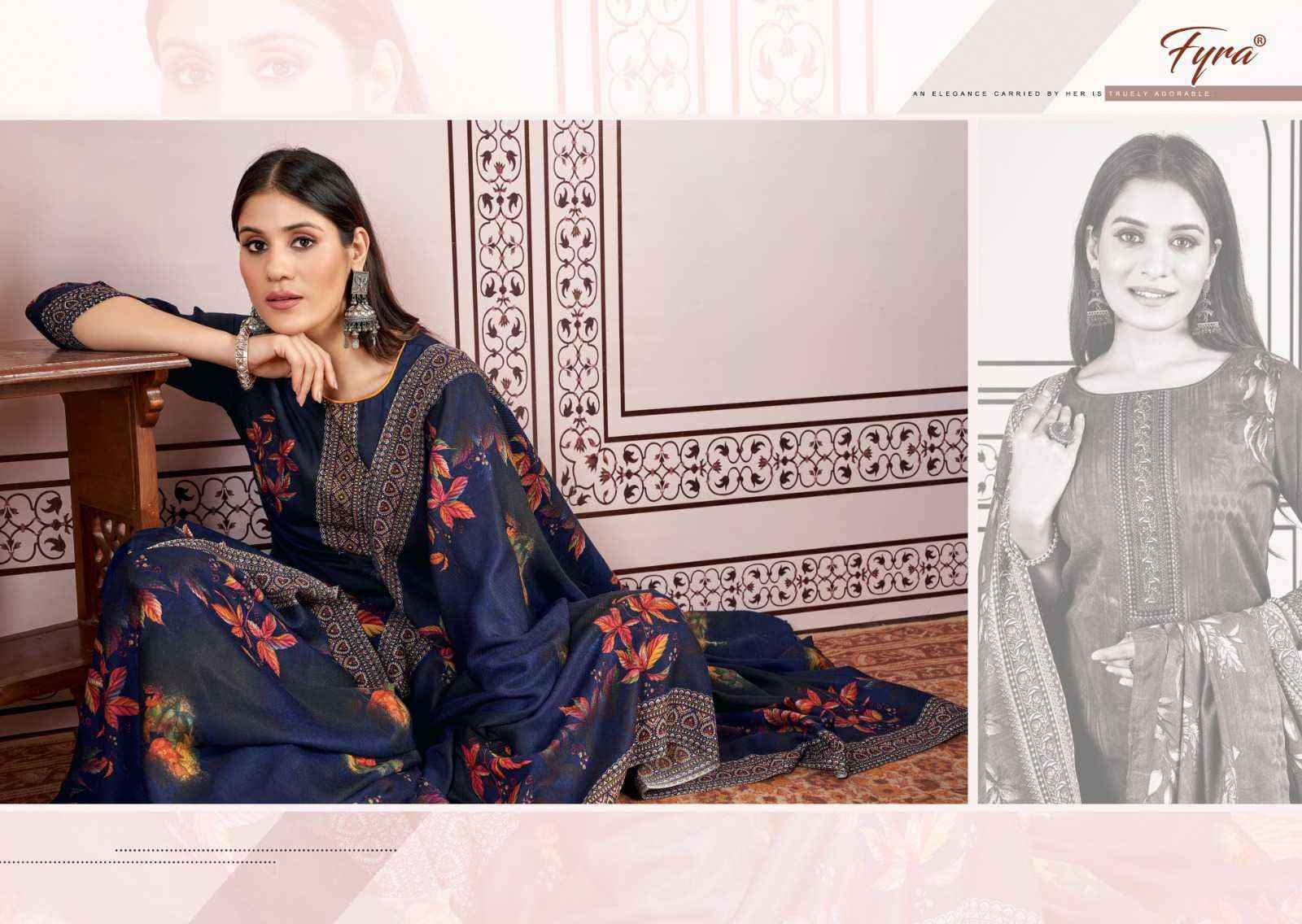 Fyra Winter Queen Pashmina Dress Material 8 pcs Catalogue