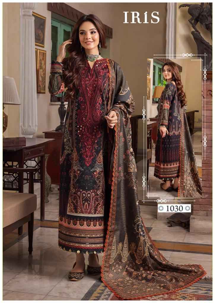 Iris Aasanah Vol 3 Cotton Dress Material 10 pcs Catalogue