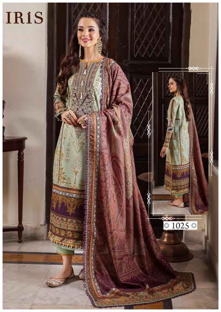 Iris Aasanah Vol 3 Cotton Dress Material 10 pcs Catalogue