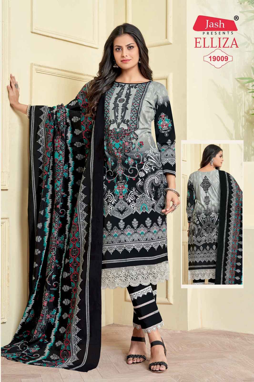 Jash Elliza 19 Cotton Dress Material 10 pcs Catalogue