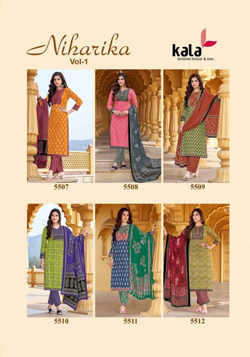 Kala Niharika Vol 1 Cotton Kurti Combo 12 pcs Catalogue