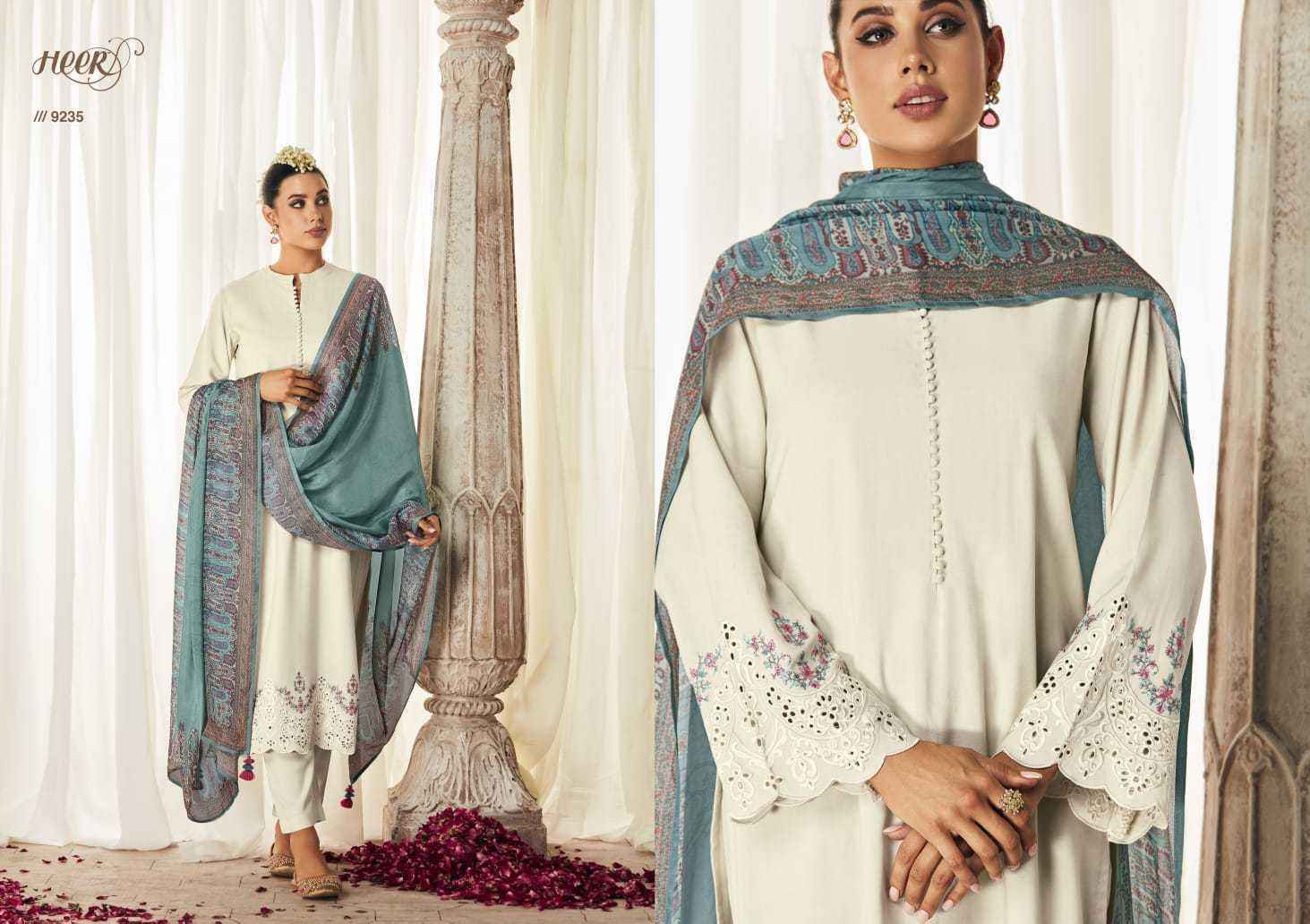 Kimora Heer Hazoor Silk Dress Material 8 pcs Catalogue