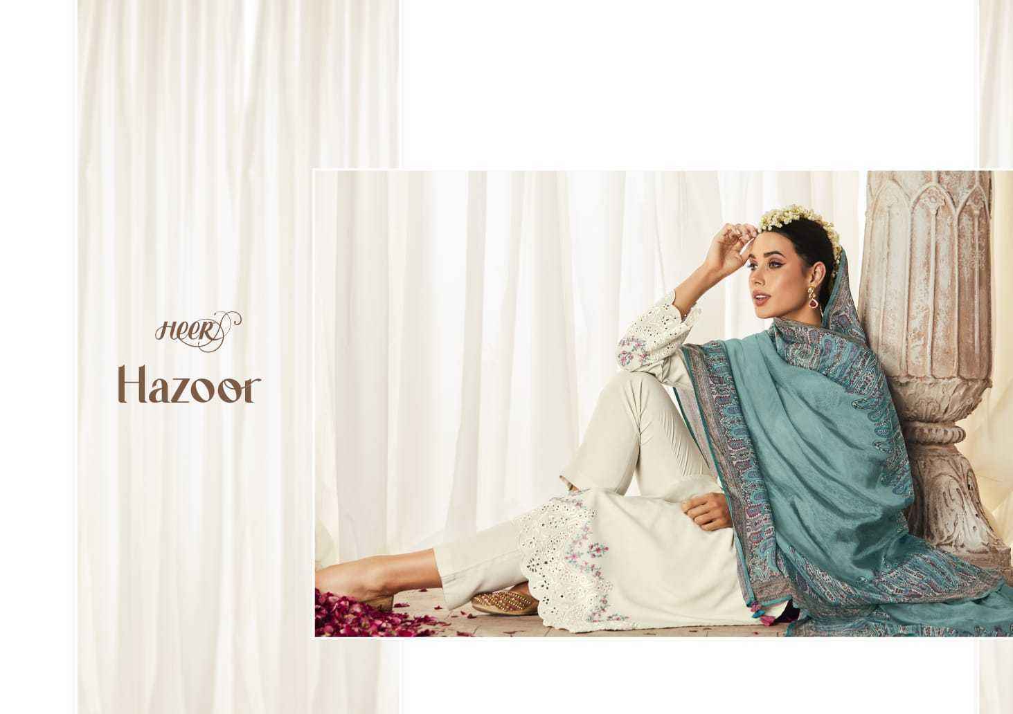 Kimora Heer Hazoor Silk Dress Material 8 pcs Catalogue