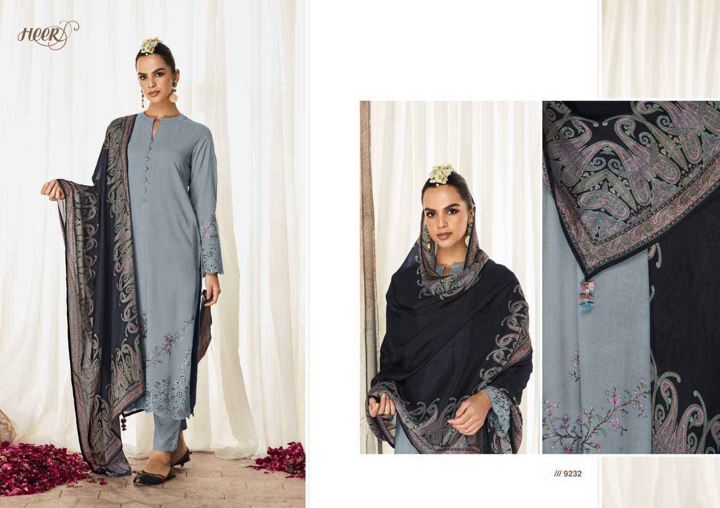 Kimora Heer Hazoor Silk Dress Material 8 pcs Catalogue