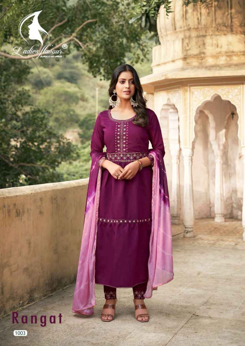 Ladies Flavour Rangat Viscose Kurti Combo 4 pcs Catalogue