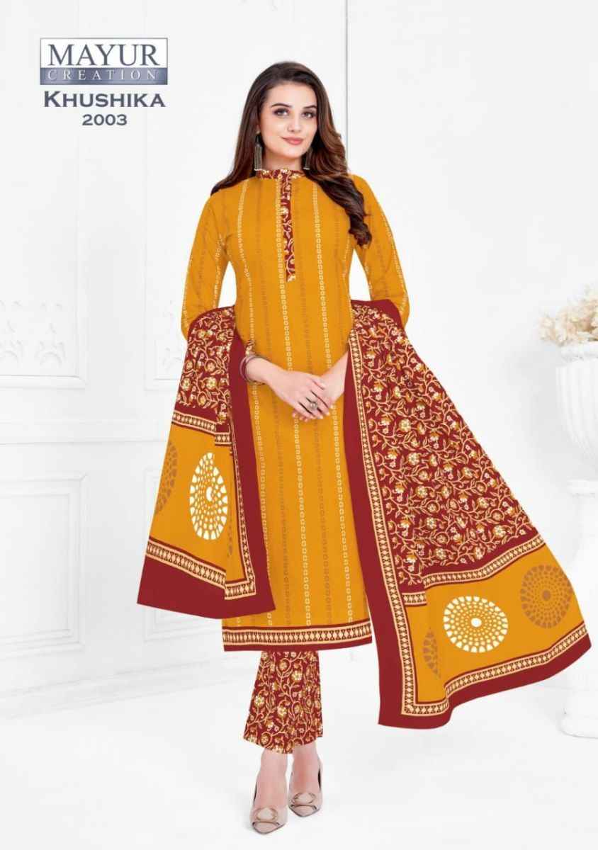 Mayur Creation Khushika Vol 2 Cotton Dress Material 10 pcs Catalogue
