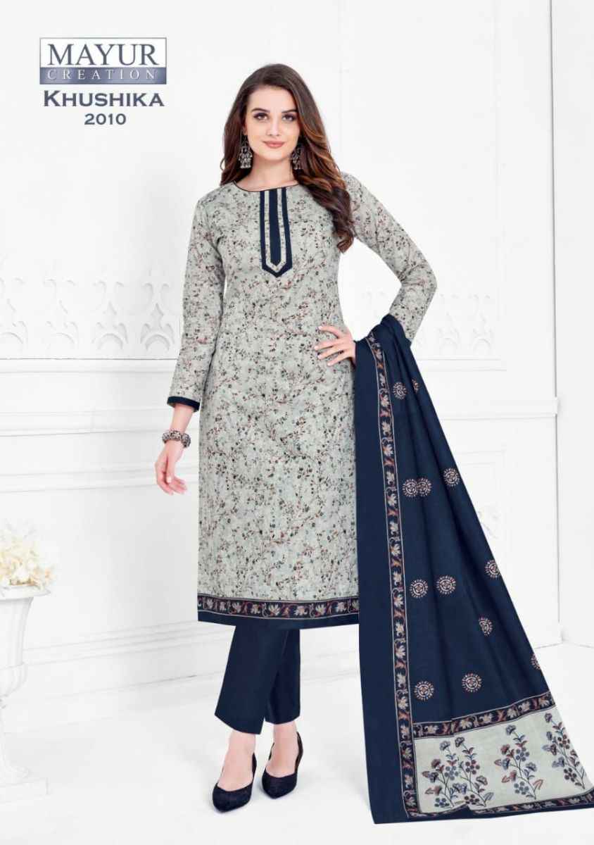 Mayur Creation Khushika Vol 2 Cotton Dress Material 10 pcs Catalogue