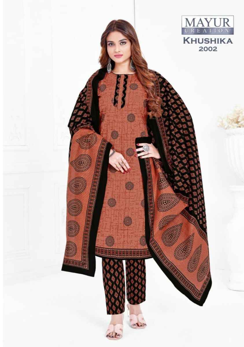 Mayur Creation Khushika Vol 2 Cotton Dress Material 10 pcs Catalogue