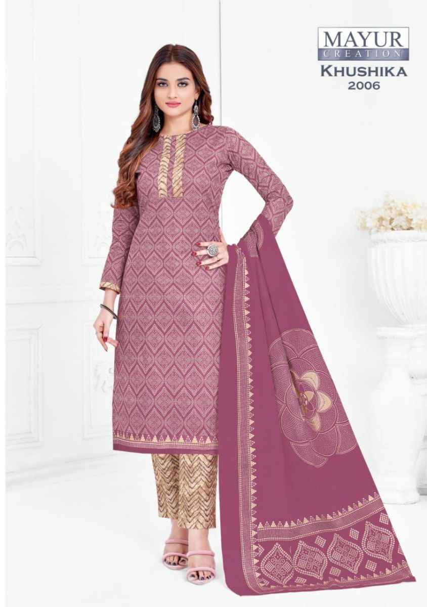 Mayur Creation Khushika Vol 2 Cotton Dress Material 10 pcs Catalogue