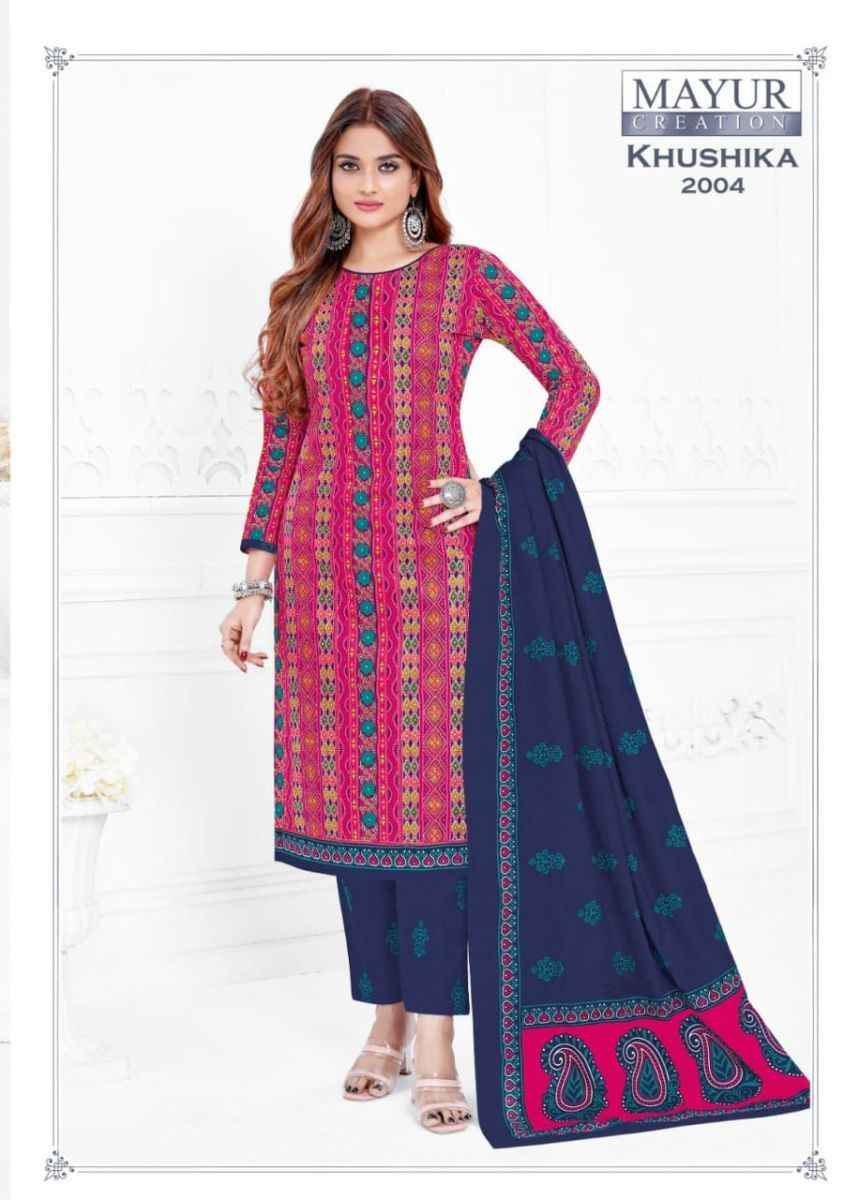 Mayur Creation Khushika Vol 2 Cotton Dress Material 10 pcs Catalogue