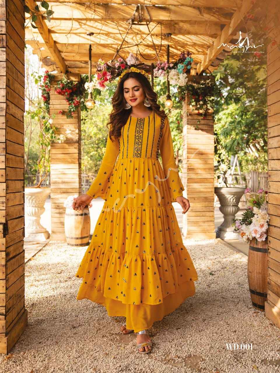 Mayur Wedding Dhamal Readymade Georgette Dress 4 pcs Catalogue