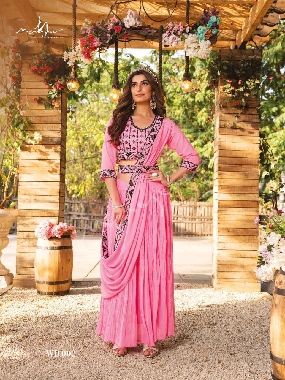 Mayur Wedding Dhamal Readymade Georgette Dress 4 pcs Catalogue