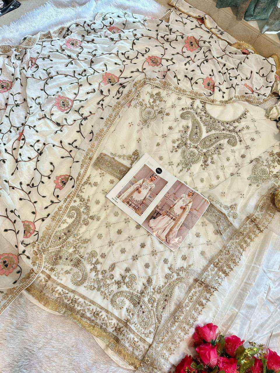Mehboob Tex D No 1210 Georgette Dress Material 4 pcs Catalogue