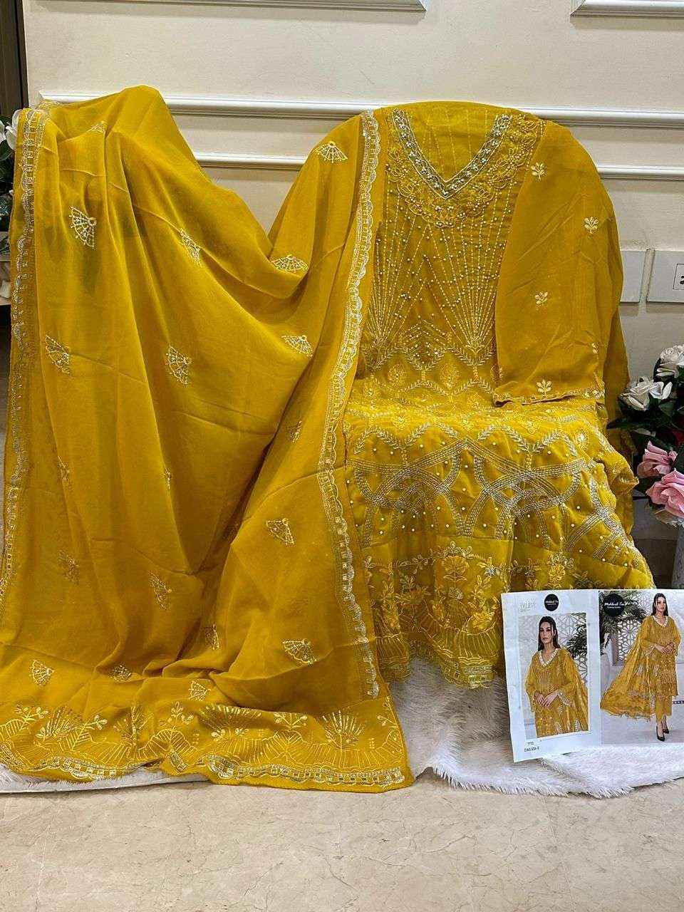 Mehboob Tex D No 1226 Georgette Dress Material 4 pcs Catalogue