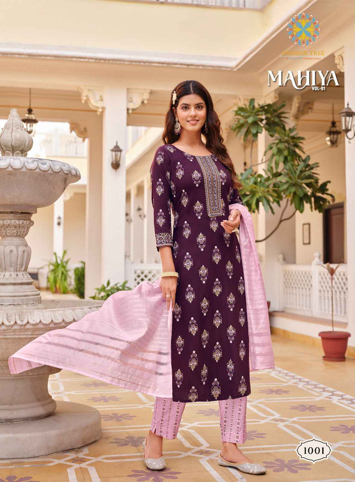 Purple tree kurti clearance