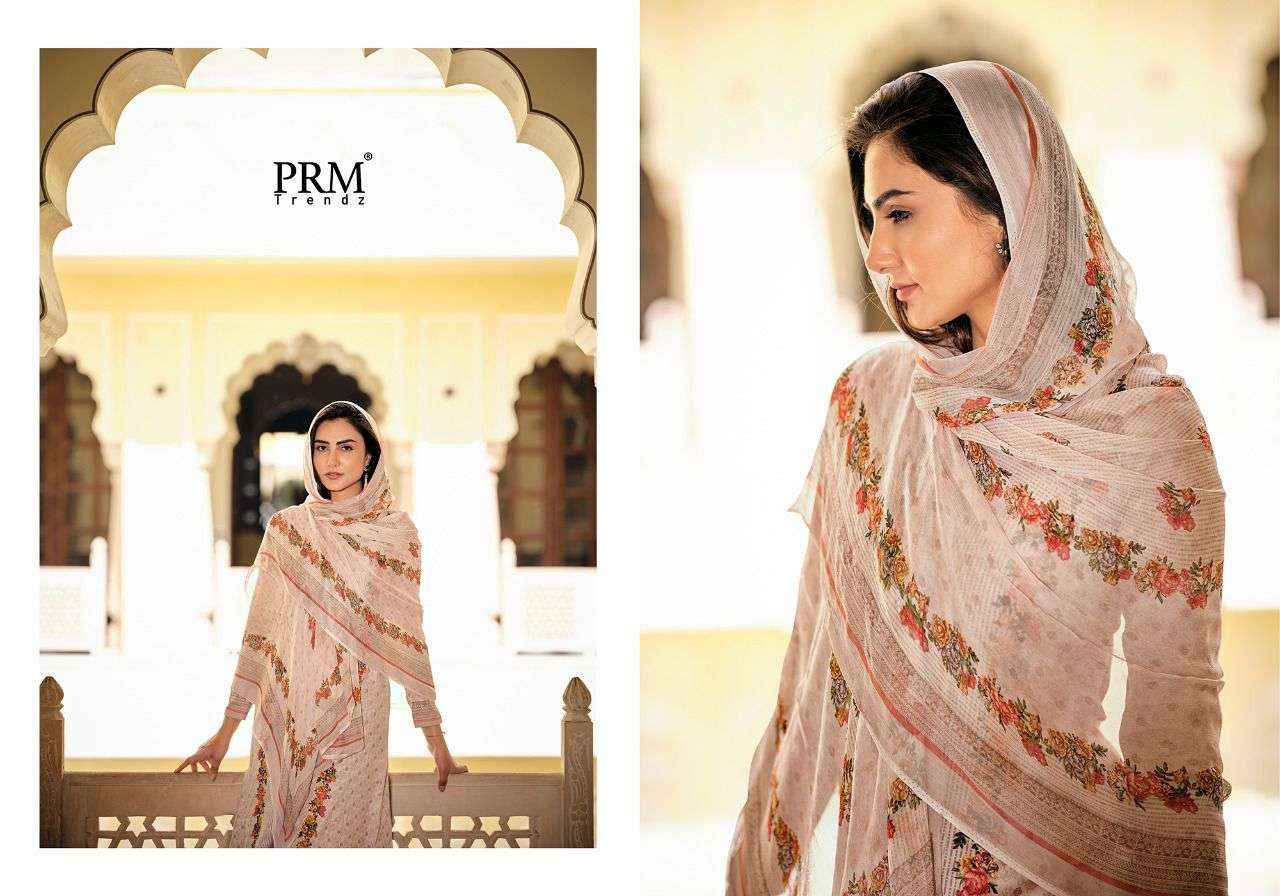 PRM Trendz Talab Jam Satin Dress Material 10 pcs Catalogue