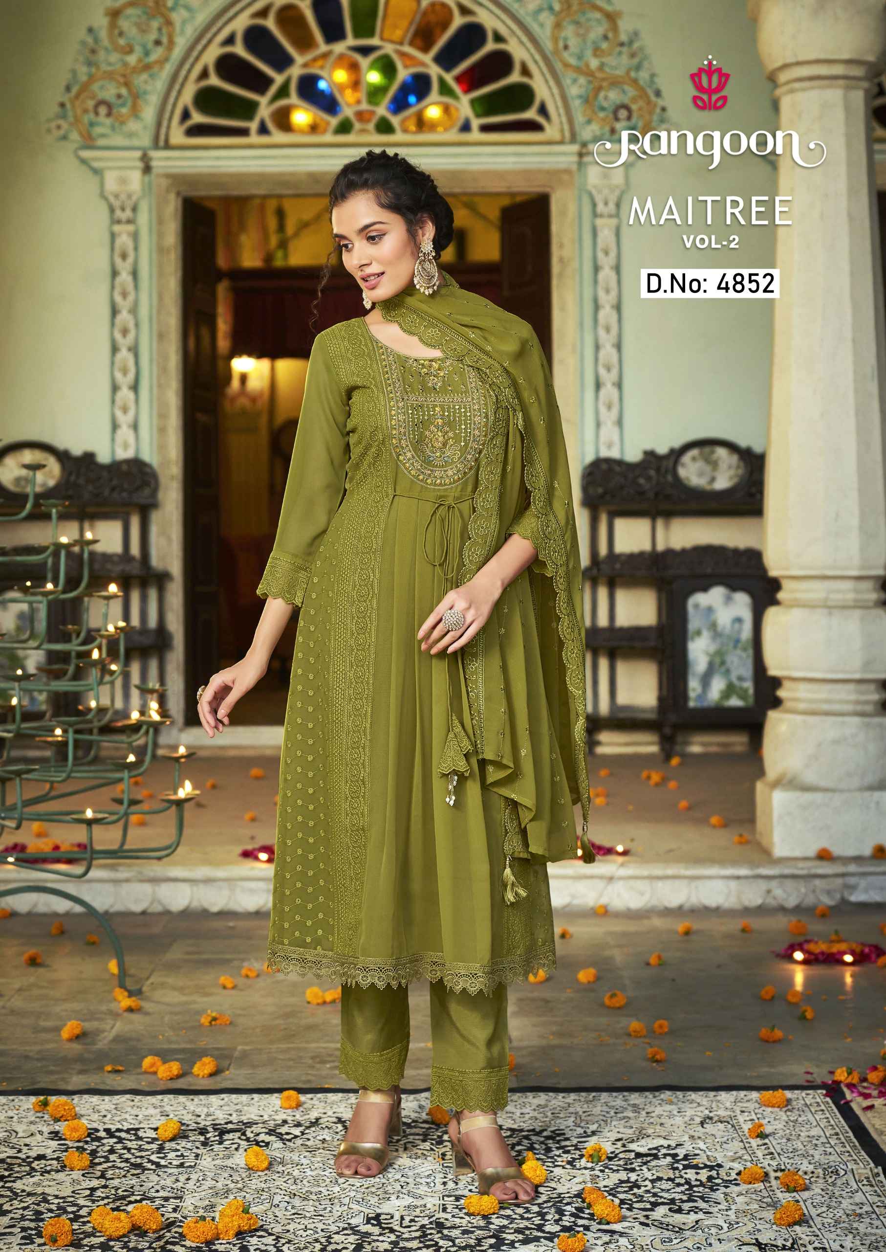 Rangoon Maitree Vol 2 Readymade Georgette Dress 6 pcs Catalogue