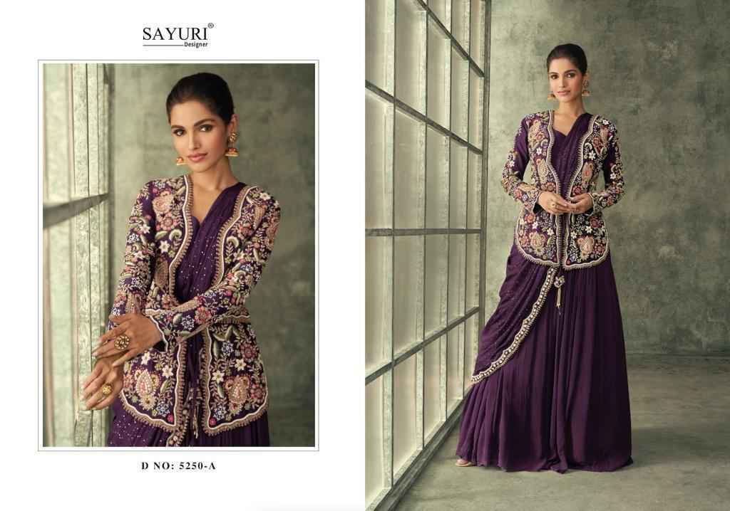 Sayuri Designer Evergreen Special Colours Readymade Georgette Dress 4 pcs Catalogue