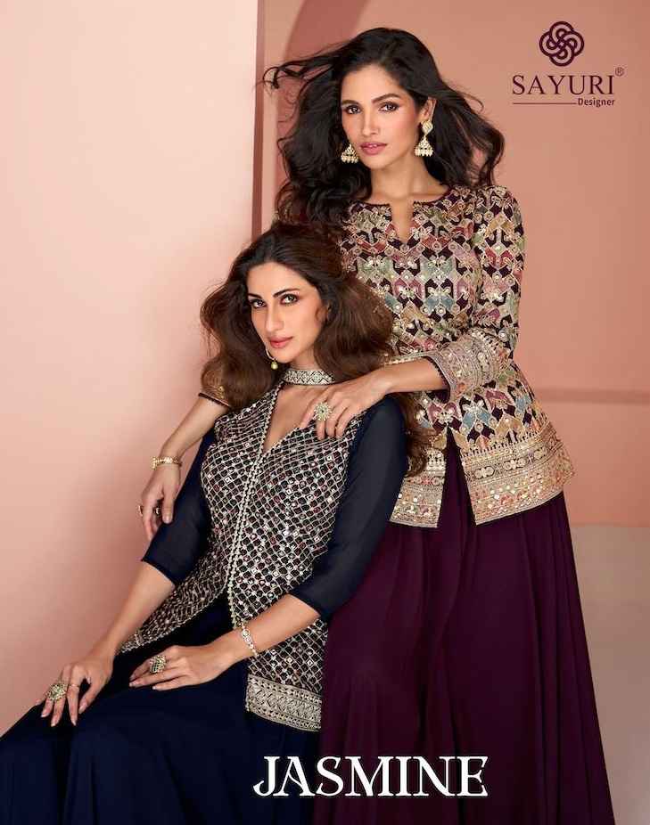 Sayuri Designer Jasmine Readymade Georgette Dress 4 pcs Catalogue