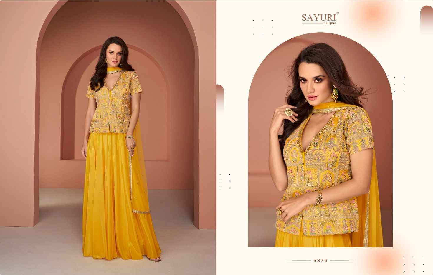 Sayuri Designer Jasmine Readymade Georgette Dress 4 pcs Catalogue