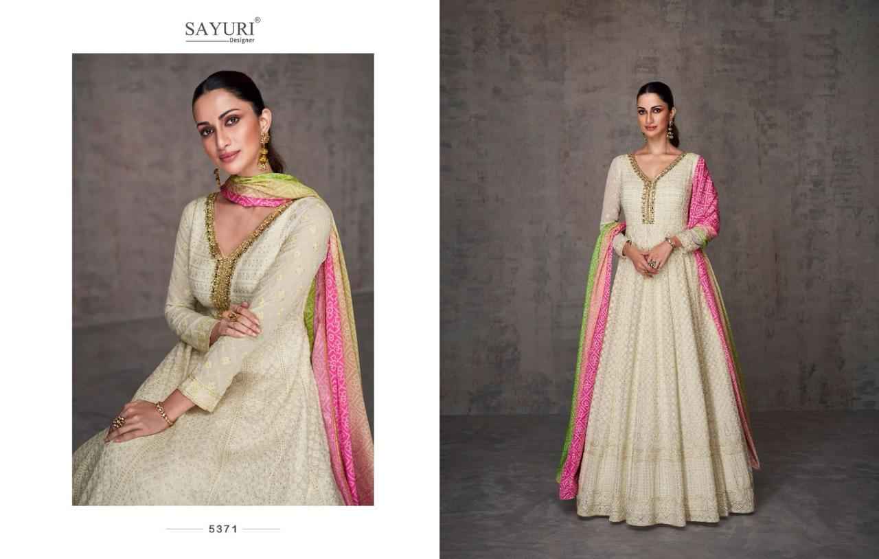 Sayuri Designer Qurbat Georgette Gown With Dupatta 3 pcs Catalogue