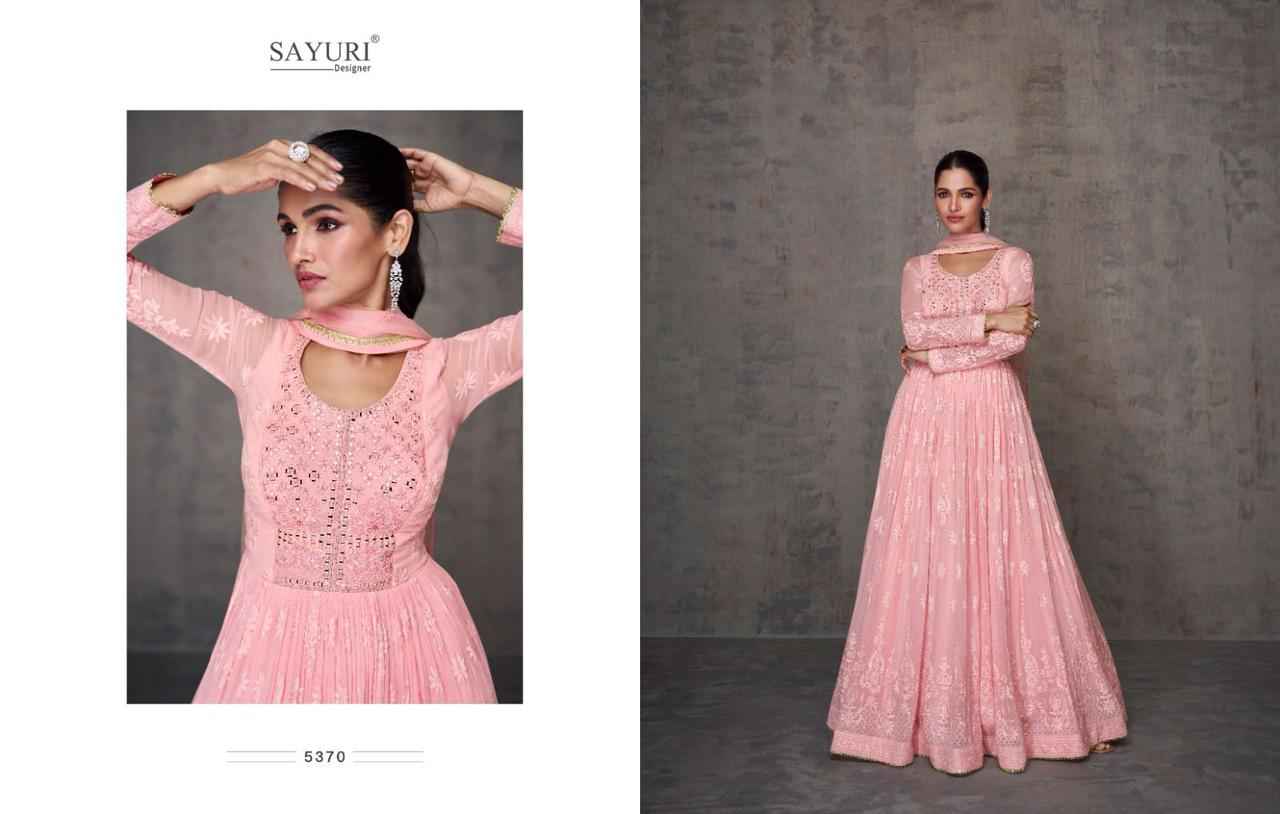 Sayuri Designer Qurbat Georgette Gown With Dupatta 3 pcs Catalogue